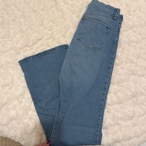 High rise flare jeans